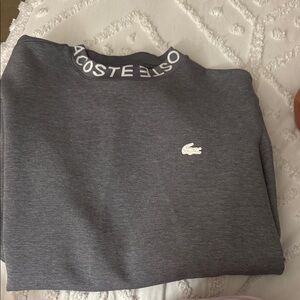Lacoste Dark Gray Crewneck Sweatshirt